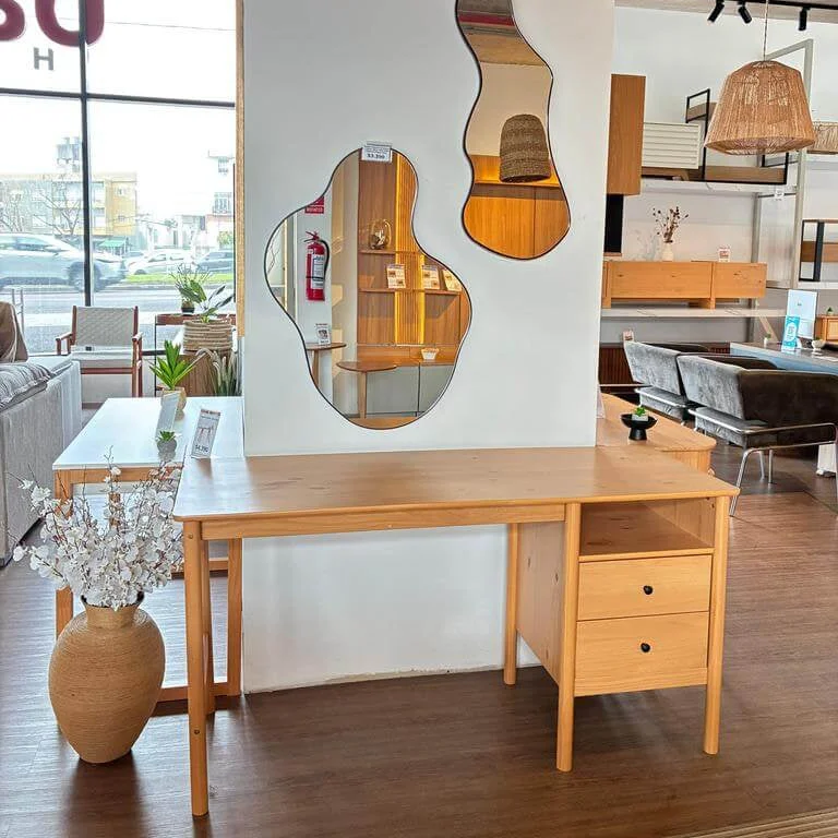 Escritorio Apama 150CM - Madera Maciza en Madera natural - Escritorios, Uruguay | Balton, vista 6