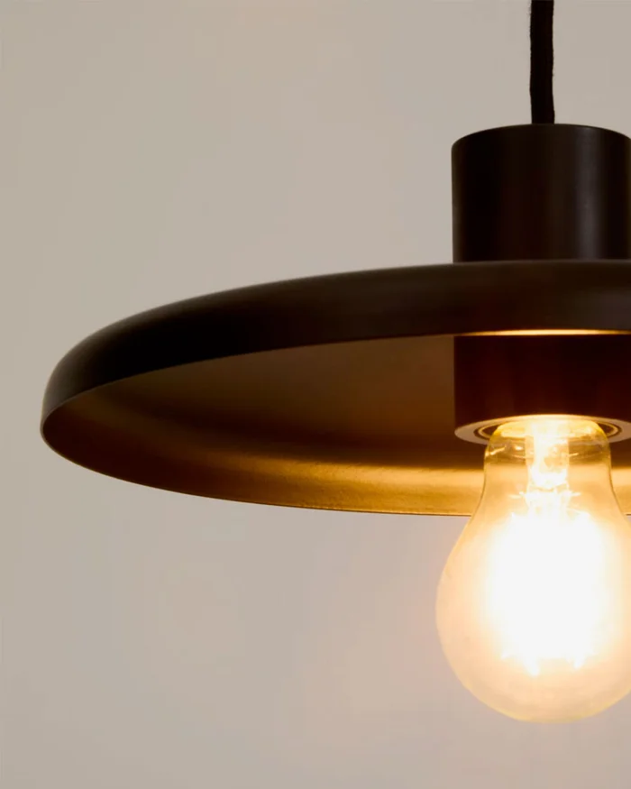 Lámpara de techo Nuvira - de acero negro satinado en Gris - Lámparas colgantes, Uruguay | Kavehome, vista 2