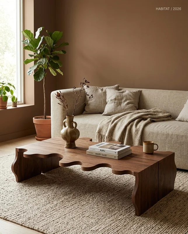 MESA DE LIVING DISEÑO ELO en Marrón - Muebles, Uruguay | Indrana, vista 6