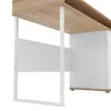 Escritorio Chicago - White y Aveiro en Blanco - Escritorios y sillas de escritorio, Uruguay | NYR, vista 4 de 5