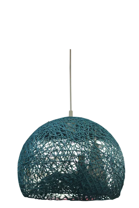 Luminaria Colgante Hongo 30cm - Hilo de cartón en Marrón - Lámparas colgantes, Uruguay | Bascu House, vista 3