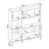 Mueble De Cocina Kit Completo Puertas Cajones Amoblamiento en Gris - Respaldos de cama, Uruguay | Soy Hogar, vista 6 de 10