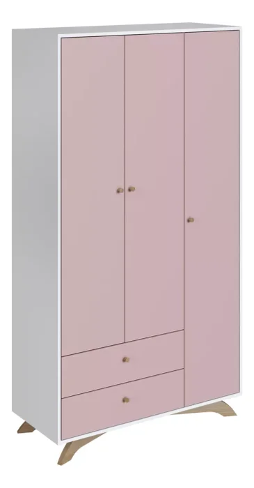 Ropero Vika – Rosado - Roperos y placares, Uruguay | RM Muebles y Deco, vista 3