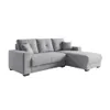 Sillón 3 cuerpos con Chaise Izquierdo - Toronto - Gris en Gris - Sillones y sofás, Uruguay | Ecowood, vista 2 de 2