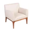 Butaca Cuero-y-madera Natural-beige Tucson Arena en Beige - Sillones y sofás, Uruguay | Divino, vista 2 de 6