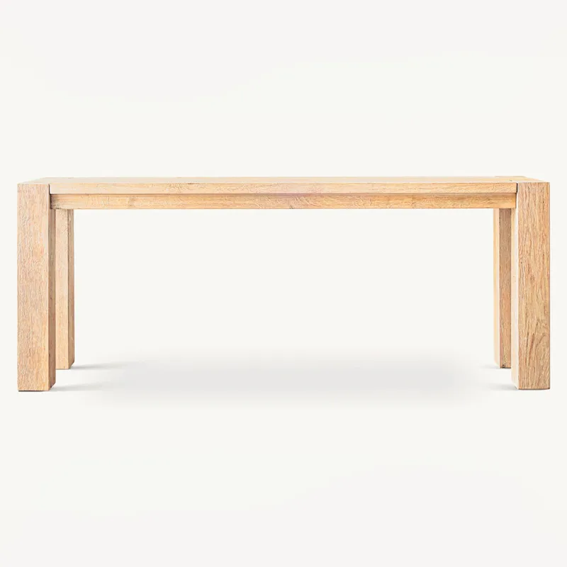 MESA DE COMEDOR AFTER GLOW Marrón Medium en Madera natural - Mesas de comedor, Uruguay | Viasono