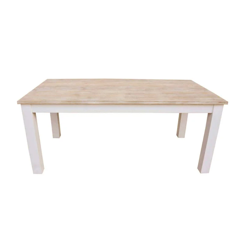 Mesa De Comedor Madera-de-mango Natural-beige Costa en NATURAL BLANCO - Mesas de comedor, Uruguay | Divino, vista 5