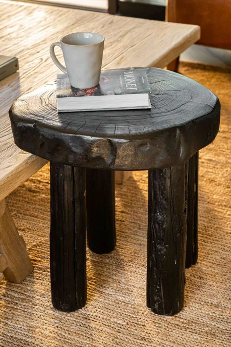 MESA AUXILIAR IRREGULAR NEGRA - 40 CMS en Negro - Mesas de living, Uruguay | La Iberica, vista 2