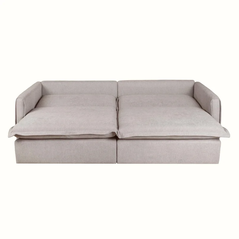 Sofá Cama 3 Cuerpos Tela Natural-beige Verona Beige en Beige - Sillones y sofás, Uruguay | Divino, vista 7