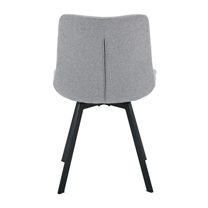 Silla Giratoria Telaio - Tela Rústica - W83 (Gris) en Gris - Butacas, banquetas y puffs, Uruguay | NYR, vista 3