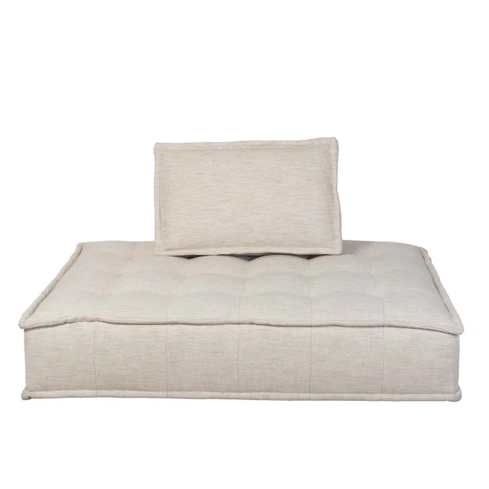 Sofá Modular Tela-premium Natural-beige Lounger Element Beige en Beige - Sillones y sofás, Uruguay | Divino, vista 3