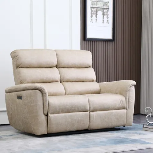 Sillón reclinable Benson 2 Cuerpos Beige en Beige - Sillones y sofás, Uruguay | Satec