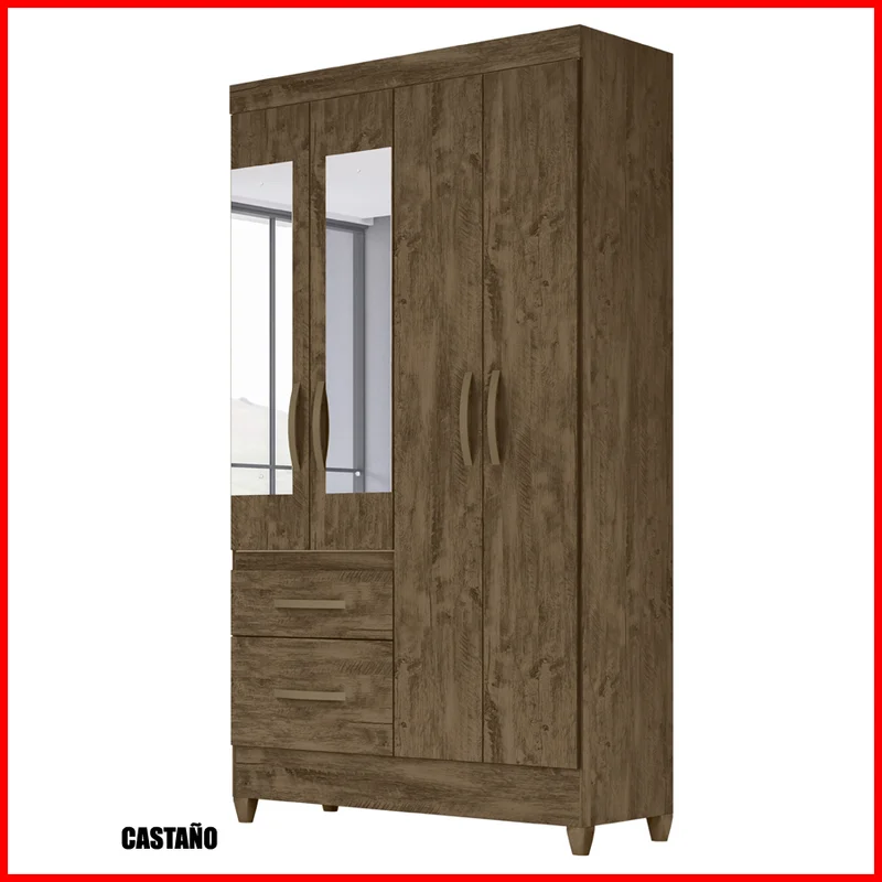 Placard 4 puertas – Madri 852.8 - Roperos y placares, Uruguay | Punto Unión, vista 3