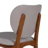 Silla Cleo - Nogal - Respaldo tapizado - Tela Rústica - Tostado (CH) en Beige - Butacas, banquetas y puffs, Uruguay | NYR, vista 6 de 6