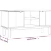 Rack TV 2 P Mel/Gris Linea Nordica en Madera Maciza - Muebles para TV, Uruguay | Que Sal Muebleria, vista 10 de 18