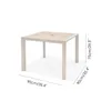 Mesa de Jardín - 90x90 cm - Urbanite - Beige en Beige - Muebles para el exterior, Uruguay | Rústico Hogar, vista 5 de 5