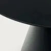 Mesa Wilshire de cristal templado y metal con acabado pintado negro Ø 120 cm en Negro - Mesas de comedor, Uruguay | Kavehome, vista 4 de 5