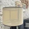 Lámpara Trippe Madera y Esterilla - Negro - Lámparas de pie, Uruguay | Berna home, vista 4 de 9