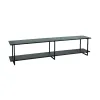 RACK ABRUZZO NEGRO 220X40X50H CM - Muebles para TV, Uruguay | Vinibel, vista 1 de 4