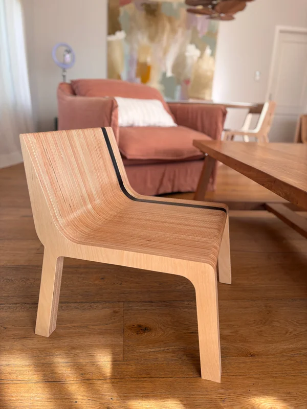 Butaca Simone en Madera natural - Butacas, banquetas y puffs, Uruguay | La Pieza, vista 6
