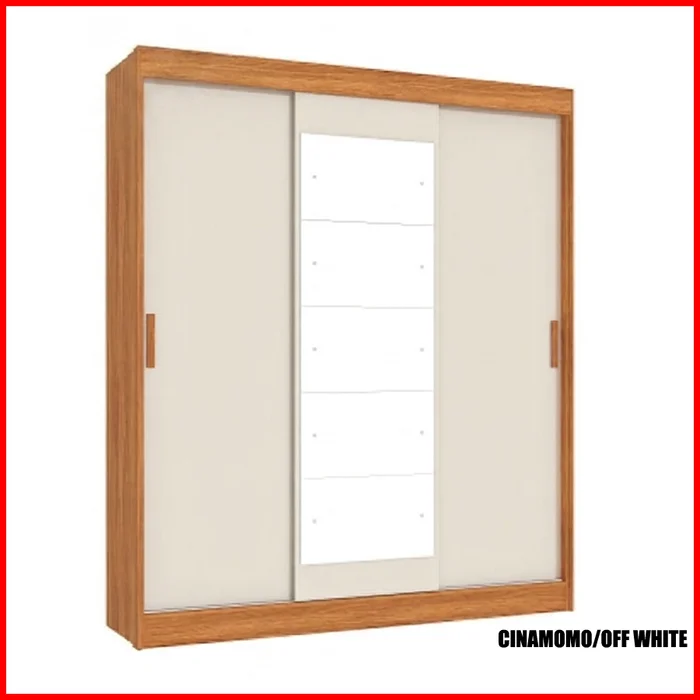Placard puertas corredizas con espejo – Capri - Roperos y placares, Uruguay | Punto Unión, vista 3