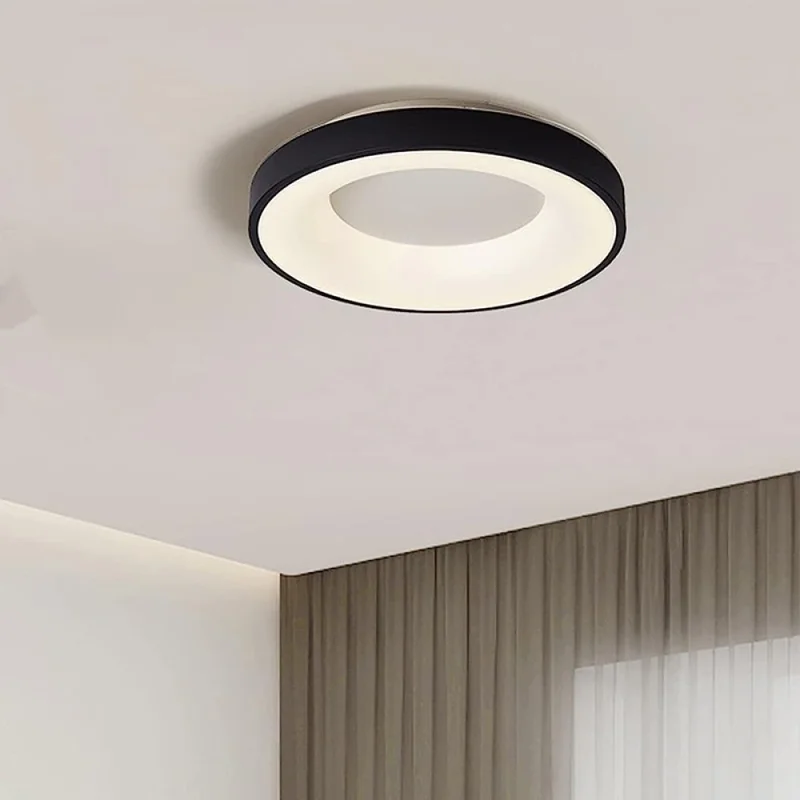 Plafon LED Redondo Philadelphia 17W 30cm Negro en Negro - Lámparas colgantes, Uruguay | Serlux, vista 7
