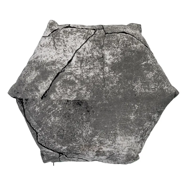 Cushion, Grey, Cotton - Textiles, Uruguay | Tutto Deco