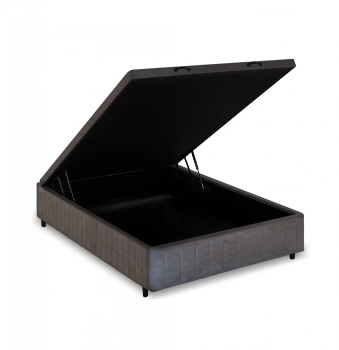 Base Box Baúl 2 Plazas - Mannes en Gris - Dormitorio, Uruguay | Rústico Hogar, vista 2