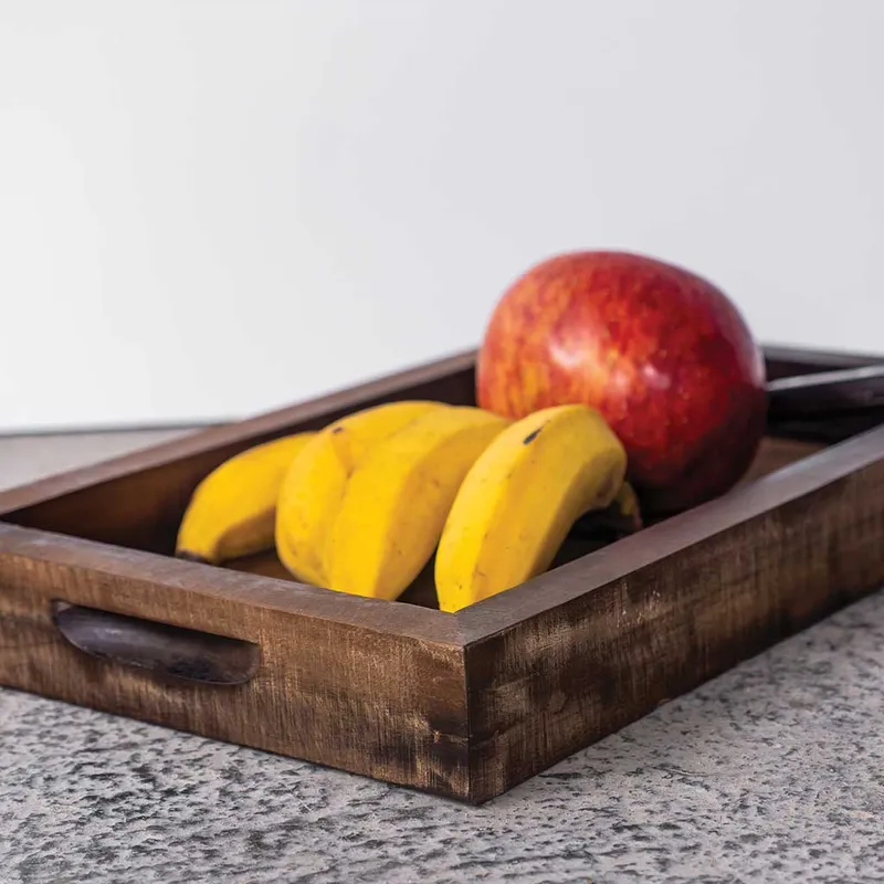 BANDEJA 32 X 20 C/TINTA en Madera natural - Decoración, Uruguay | Fundamento Muebles
