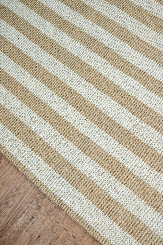 ALFOMBRA BANGALORE JUTE 300X400 NATURAL BLEACH en Madera natural - Alfombras, Uruguay | Vinibel, vista 3