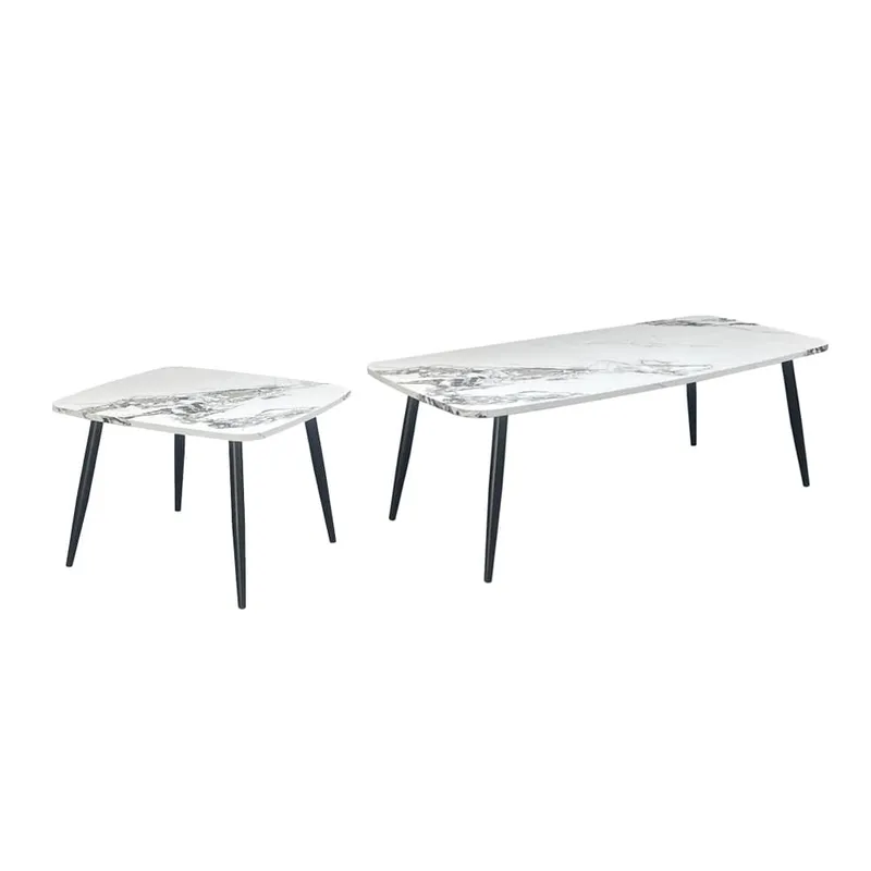 Mesa De Centro Mesa De Apoyo Patas De Metal Living Set - Mesas de living, Uruguay | Lais Muebles