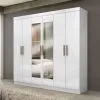 Ropero 6 Puertas Batientes 2 Cajones 100% Mdp - Roperos y placares, Uruguay | Soy Hogar, vista 4 de 8