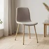 Silla De Comedor Metal-y-tela Marron Cleo en Beige - Sillas, Uruguay | Divino, vista 5 de 5