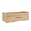 Cama Marinera 1 plaza con cajones - Línea Nordik - Text Frizz - Dormitorio, Uruguay | Ecowood, vista 2 de 5