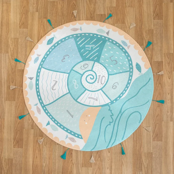 Alfombra Circular Infantil Caracol en Multicolor - Alfombras, Uruguay | Arredo, vista 3