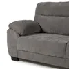 Sofá Serena (Outlet) - Tela Microfibra - 3 cuerpos - Berlin 06 (Grafito) en Gris - Sillones y sofás, Uruguay | NYR, vista 4 de 5