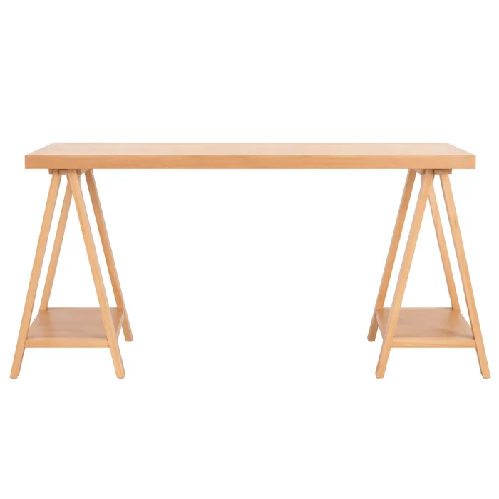 ESCRITORIO DE CABALLETES en Madera natural - Escritorios, Uruguay | Forum Design