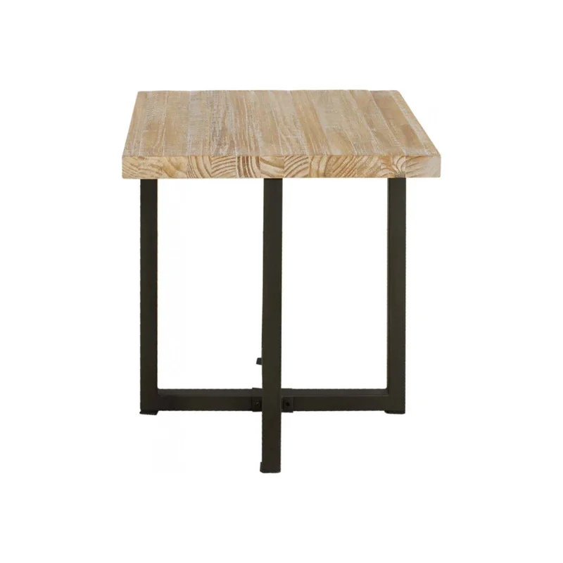 Mesa De Living Lateral - Arrime Madera-y-metal Natural-beige Madison Natural en Madera natural - Mesas de living, Uruguay | Divino, vista 3