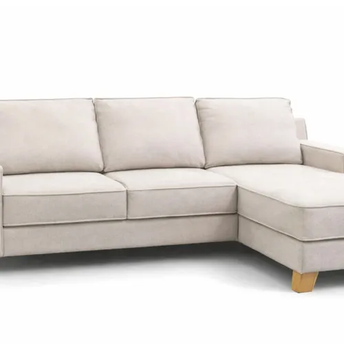 Sofa con Chaise VENTO en Beige - Sillones y sofás, Uruguay | Finkel