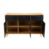 Aparador 3 Puertas 3 Cajones Negro - Línea Berlín en Negro - Muebles para TV, Uruguay | Ecowood, vista 3 de 5