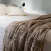 Manta para sillón y cama Rústica beige - 130cm - Textiles, Uruguay | Buho Store, vista 4 de 5