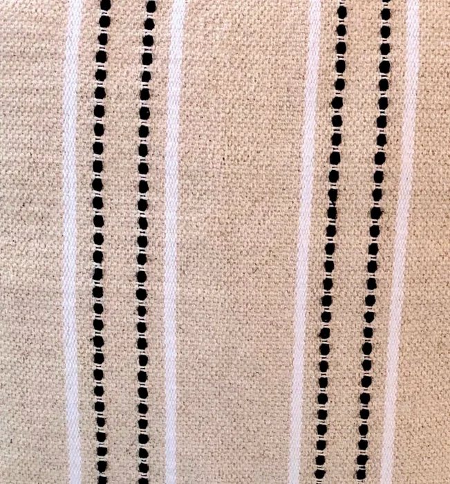 Almohadón Algodón Raya Gris rectangular en Gris - Textiles, Uruguay | Indrana, vista 4