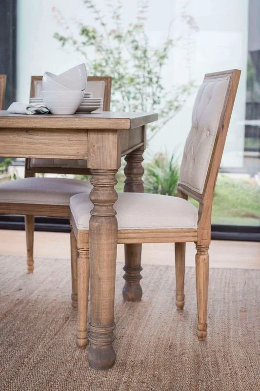 MESA COMEDOR DE CEDRO EMMA - EXTENSIBLE en Madera natural - Mesas de comedor, Uruguay | La Iberica, vista 16