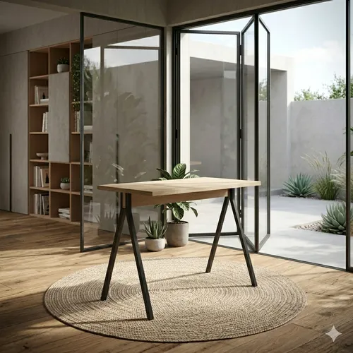 Escritorio Slim |  27888 en Madera natural - Escritorios, Uruguay | World Vigo