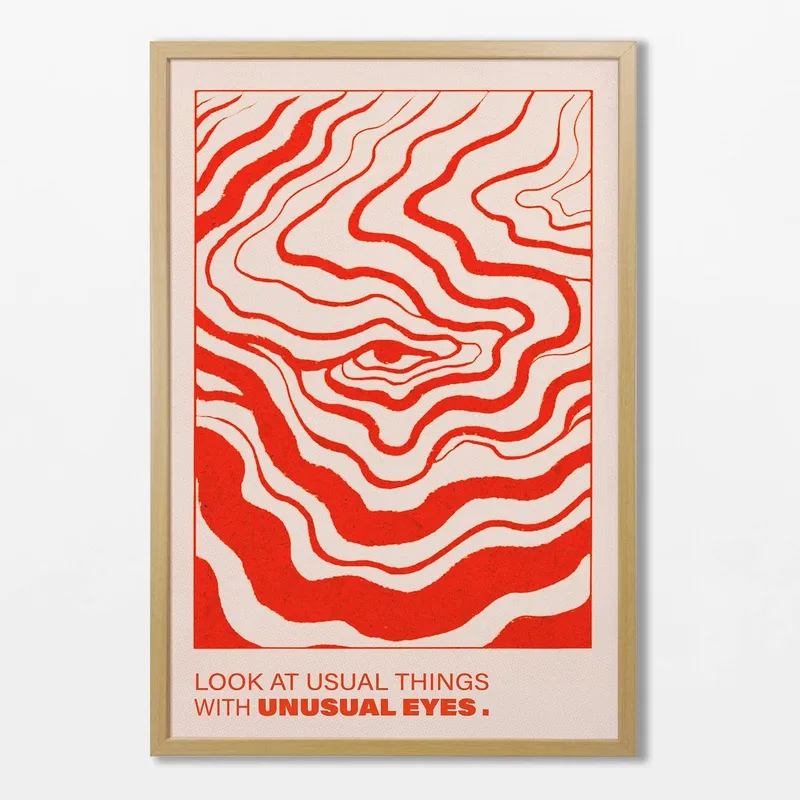 Unusual Eyes en Multicolor - Láminas, Uruguay | La Cuadrería