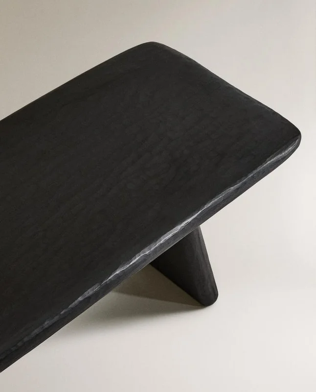 BANCO TEXTURA en Negro - Butacas, banquetas y puffs, Uruguay | Zara Home, vista 4