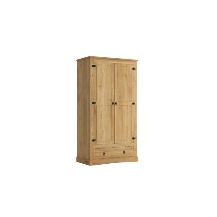 Ropero 2 puertas - Línea Monterrey - Nogal en Marrón - Roperos y placares, Uruguay | Ecowood, vista 10