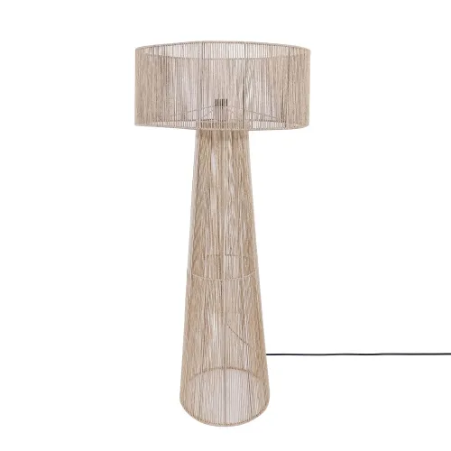 Lámpara de pie Metal y yute Natural/beige Vml-13713 - Lámparas de pie, Uruguay | Le Blanc