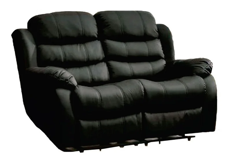 Juego De Living Reclinable 3+2 En Pu Comedor Negro Beverly en NegroMaterial - Muebles, Uruguay | Soy Hogar, vista 8