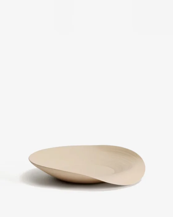 Centro de mesa Ebenor de cerámica beige Ø 40 cm en Beige - Jarrones, Uruguay | Kavehome